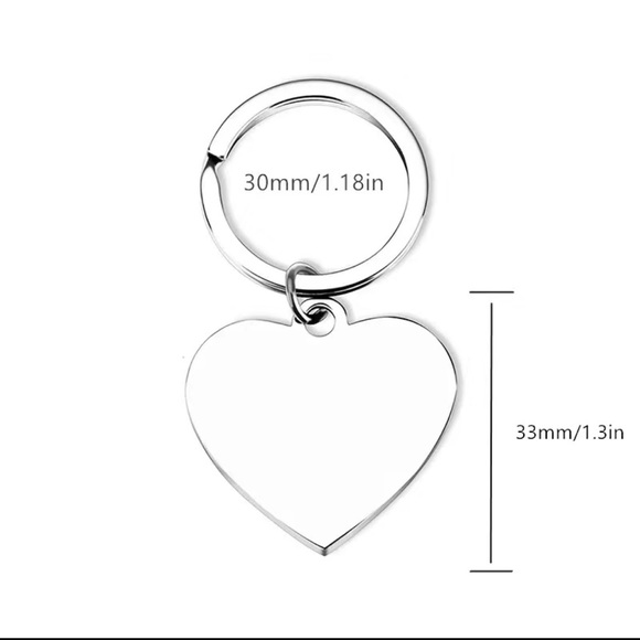 New Silver Stainless Steel Funny Friendship Key Chain Gift Jewelry. - Picture 4 of 4